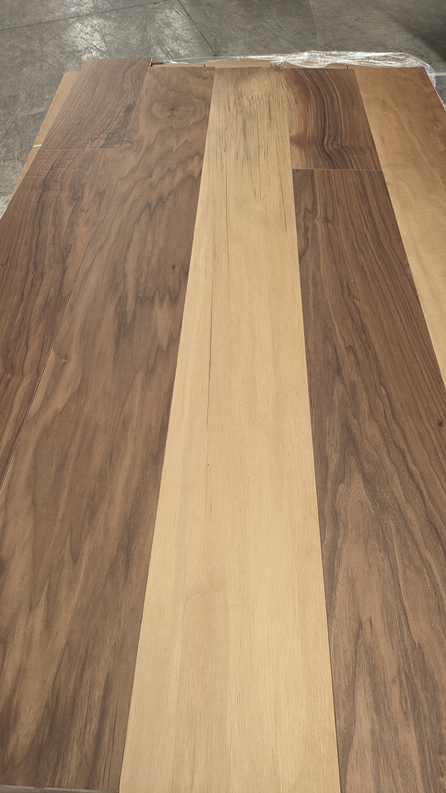 Engineered Walnut Wood Flooring In Colour Natural