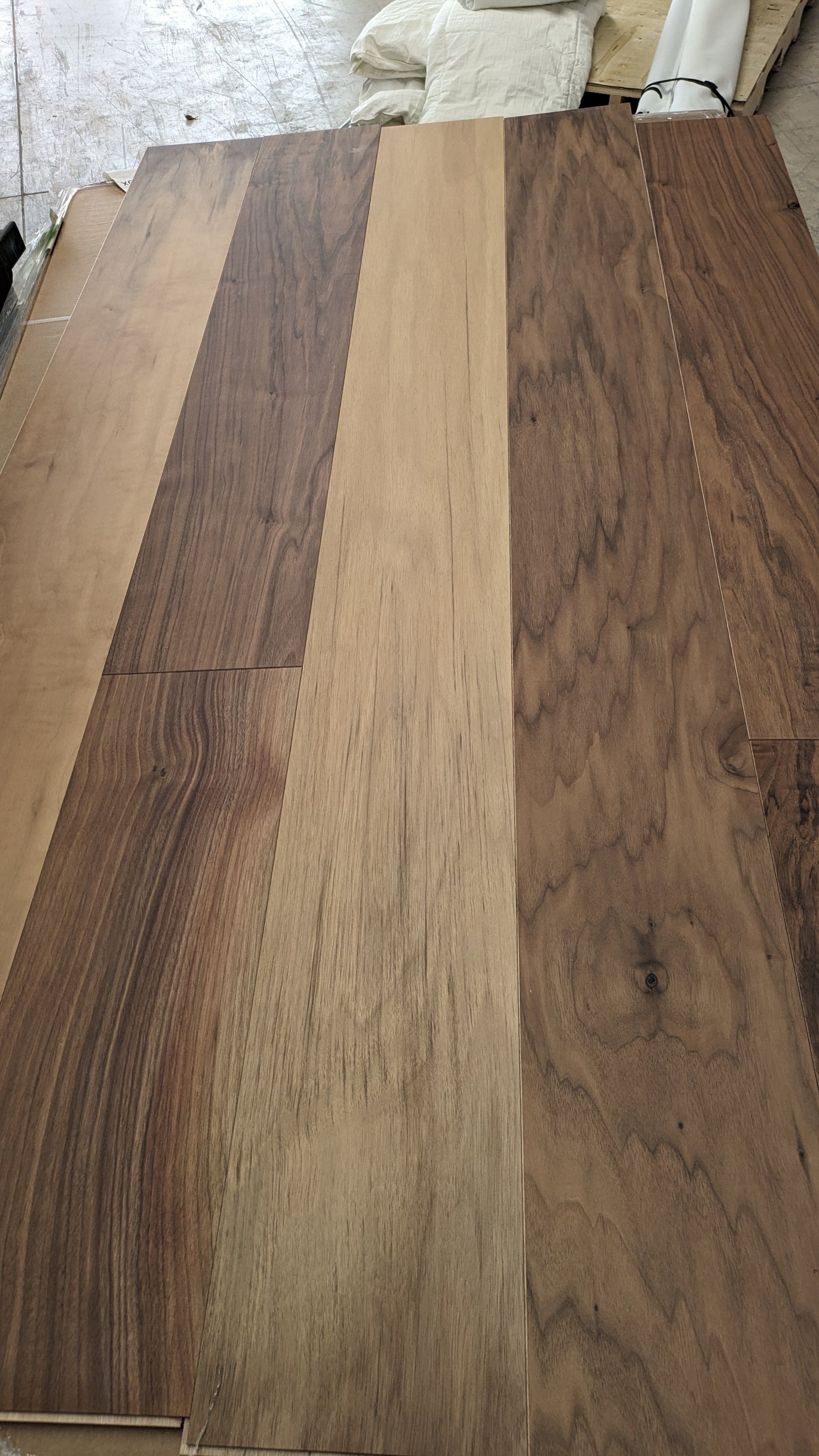 Engineered Walnut Wood Flooring In Colour Natural