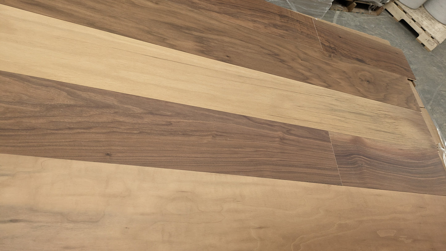 Engineered Walnut Wood Flooring In Colour Natural